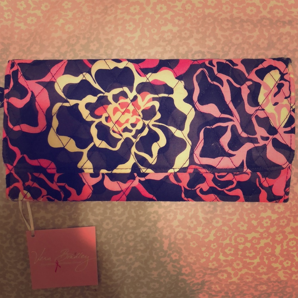 Trifold wallet- Katalina Pink